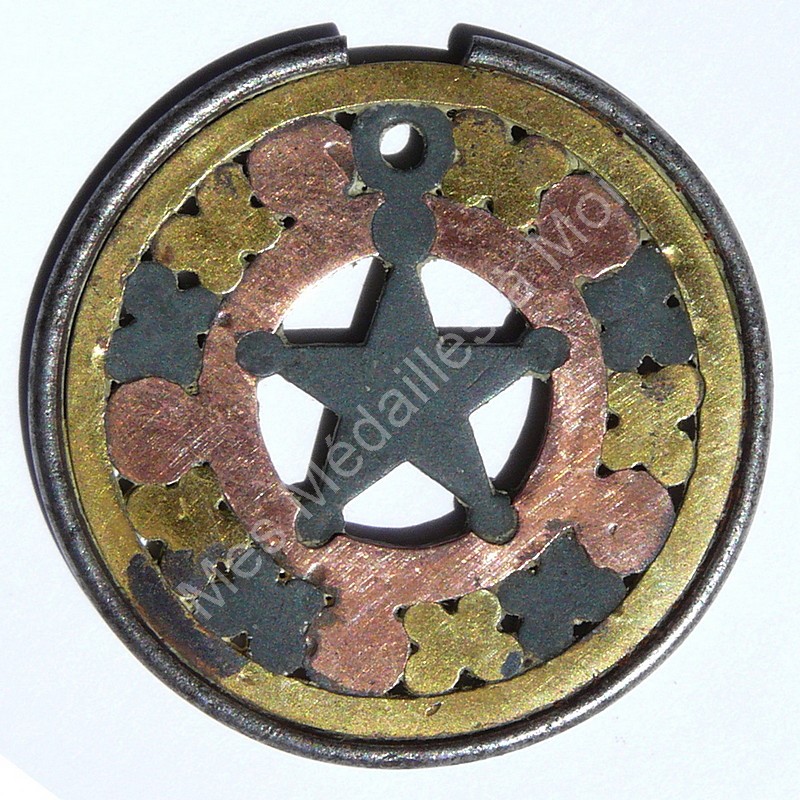 Médaille électromagnétique - Ferdinand de Boyères - Modèle étoile Médaille électromagnétique - Ferdinand de Boyères - Modèle étoile