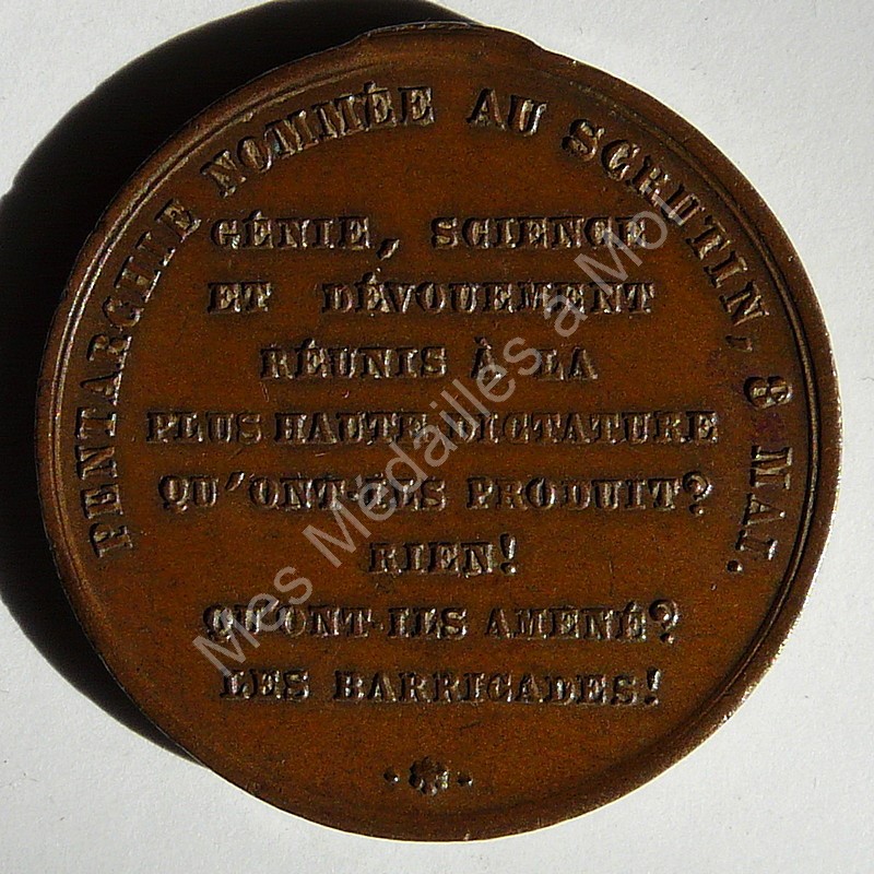 IIème République - La Pentarchie - 1848 - COLL. 472 IIème République - La Pentarchie - 1848 - COLL. 472