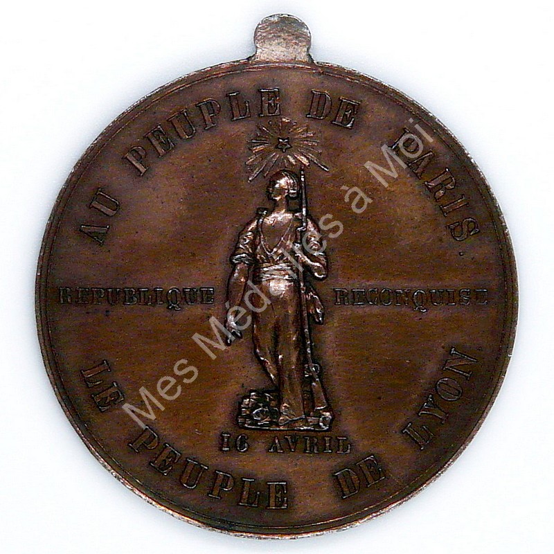 Au Peuple de Paris - Le Peuple de Lyon - 1848 Au Peuple de Paris - Le Peuple de Lyon - 1848