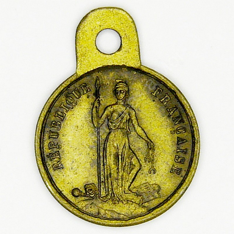 Février 1848 - Médaillette populaire Février 1848 - Médaillette populaire