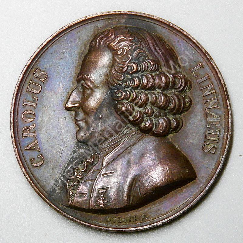 Carl Von Linné - Series numismatica - 1822 Carl Von Linné - Series numismatica - 1822