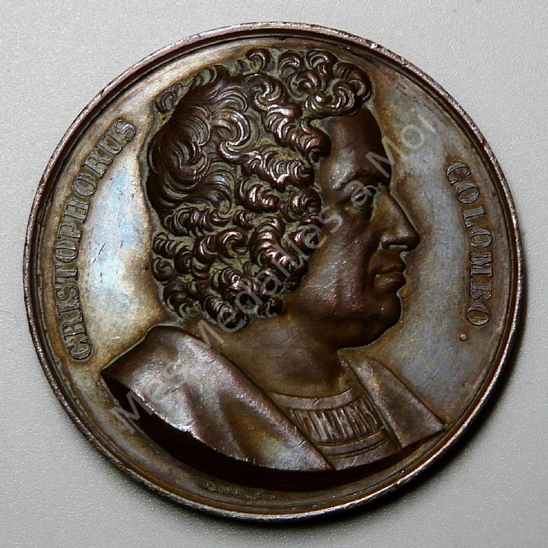 Christophe Colomb - Series numismatica - 1821