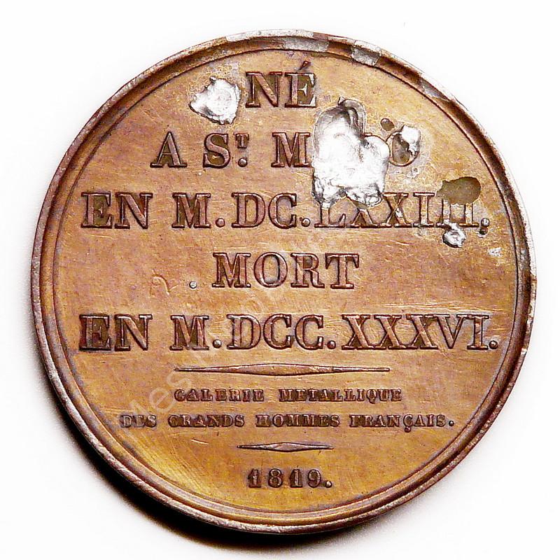 René Duguay-Trouin - Galerie Métallique des Grands Hommes - 1819 - COLL.696 René Duguay-Trouin - Galerie Métallique des Grands Hommes - 1819 - COLL.696
