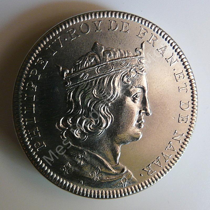 Philippe IV - Série métallique des rois de France
N°45 - Piéfort moderne Philippe IV - Série métallique des rois de France
N°45 - Piéfort moderne