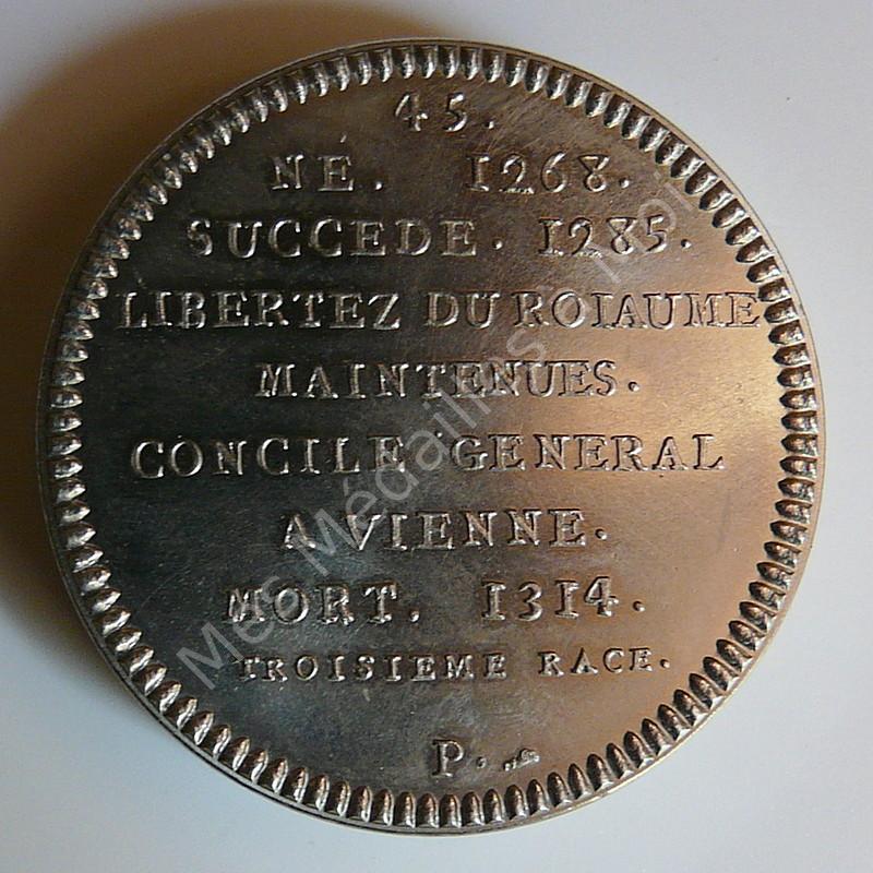 Philippe IV - Série métallique des rois de France
N°45 - Piéfort moderne Philippe IV - Série métallique des rois de France
N°45 - Piéfort moderne