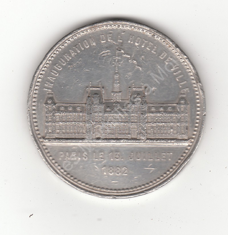 Inauguration de l'Hôtel de Ville de Paris 1882 Inauguration de l'Hôtel de Ville de Paris 1882