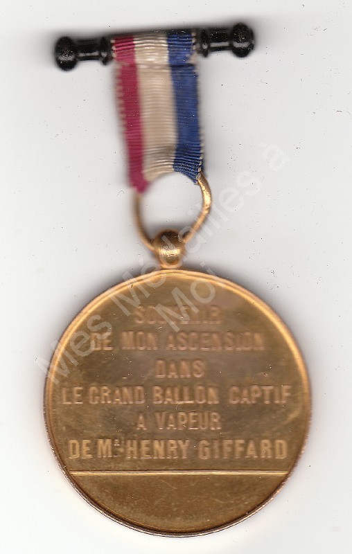 Le ballon à vapeur de H. Giffard - 1879 Le ballon à vapeur de H. Giffard - 1879